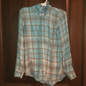 Light blue flannel